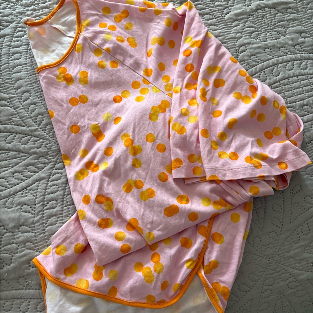 Pink and Orange Lake Pajamas
